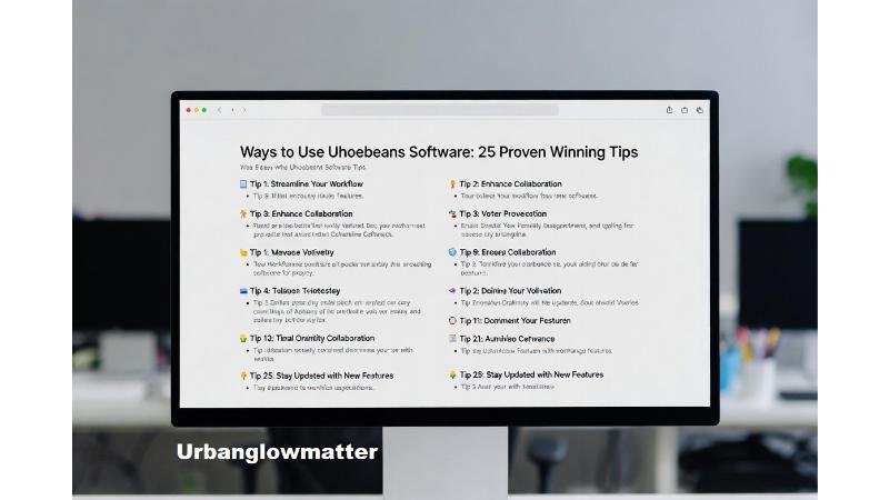 ways to use uhoebeans software