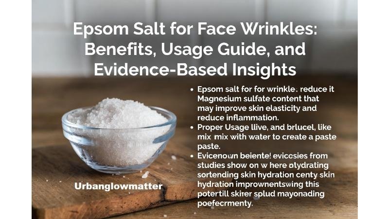 epsom salt for face wrinkles